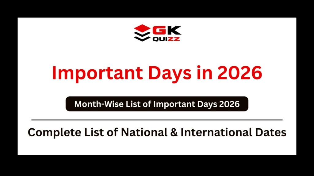 Important Days in 2026