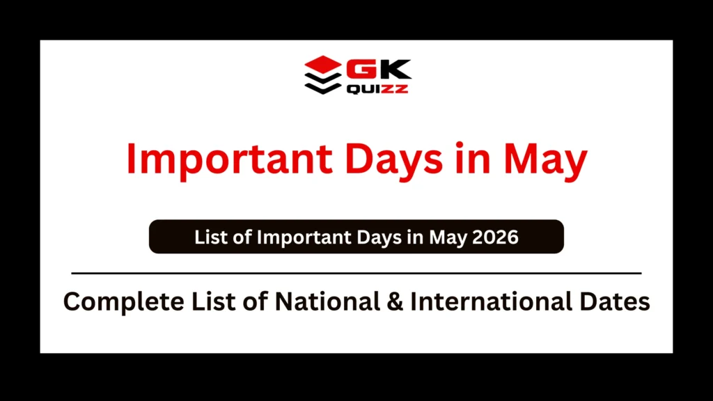 Important Days in May 2026