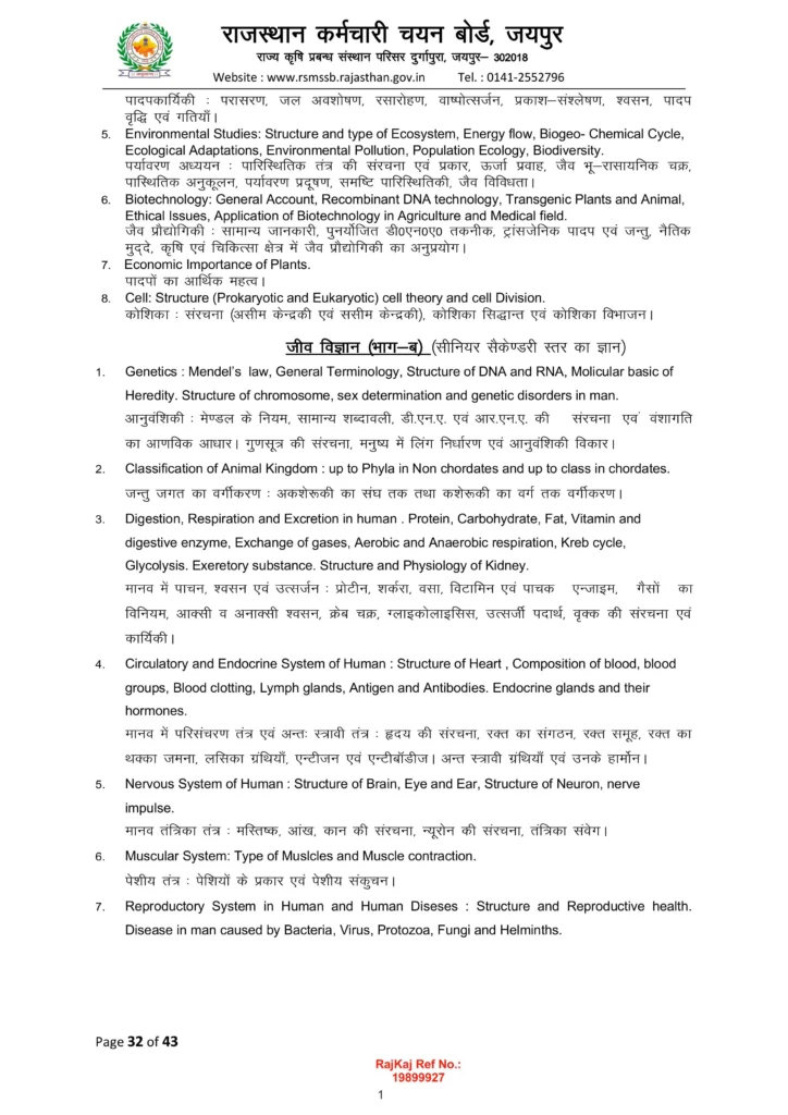 Lab Assistant 2026 Syllabus