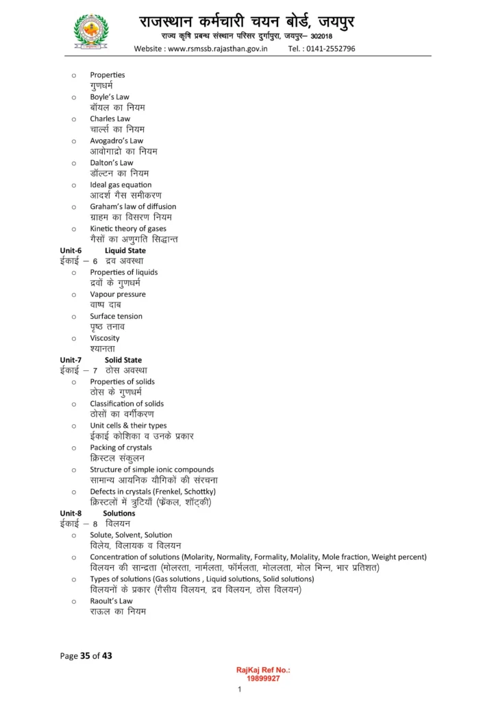 Lab Assistant 2026 Syllabus