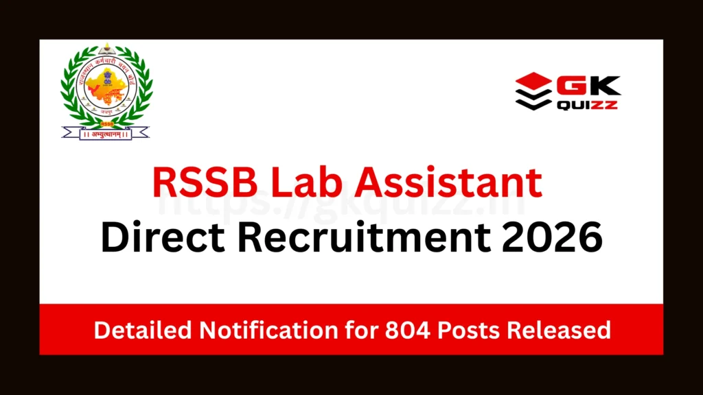 RSSB Lab Assistant Recruitment 2026